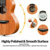 Picture of Donner Concert Ukulele Mahogany 23 Inch Ukelele Starter Bundle Kit with Free Online Lesson Gig Bag Strap Nylon String Tuner Picks Cloth DUC-1 Professional Ukele Ukalalee