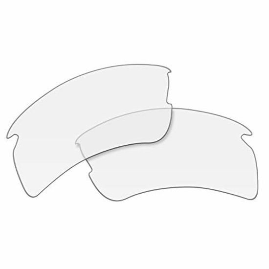 Picture of OOWLIT Replacement Lenses Compatible with Oakley Flak 2.0 XL Sunglass HD Clear Non-polarized