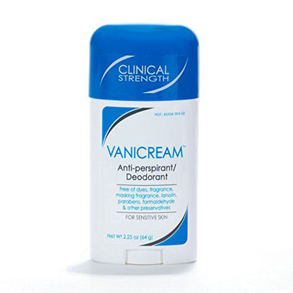 Picture of Vanicream Anti-Perspirant Deodorant Clinical Strength, 24-Hour Protection, For Sensitive Skin, Unscented, 2.25 oz
