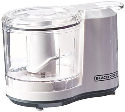Picture of BLACK+DECKER 1.5-Cup Electric Food Chopper, Improved Assembly, White, HC150BW