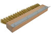 Picture of Bristles 4004 Industrial Strength Pizza Oven Stone Brush Scraper and Cleaner 10, Brown