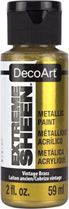 Picture of DecoArt 2 Ounce, Vintage Brass Extreme Sheen Paint