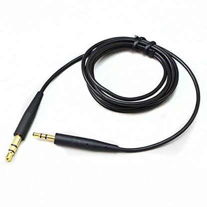 Picture of Replacement Audio Cable Cord Compatible with Bose QC25/QC35/OE2 OE2i SoundTrue SoundLink Headphones (Black)
