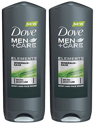 Picture of Dove Men+Care Elements Body Wash, Minerals and Sage, 13.5 Ounce (Pack of 2)
