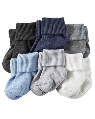 Picture of Carter's Baby-Boys Socks, Solid, 3-12 Months (Pack of 6)