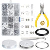 Picture of KUUQA Jewelry Making Kit Jewelry Findings Starter Kit Jewelry Beading Making and Repair Tools Kit