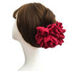 Picture of 4 Pcs Large Silk Flower Bow Hair Claw Jaw Clips For Women Hair clamps