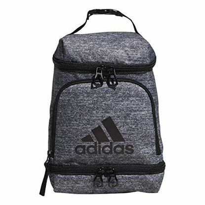 Picture of adidas Unisex Excel Insulated Lunch Bag, Onix Jersey/Black, ONE SIZE