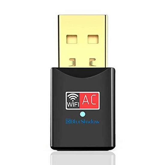 USB WiFi 600Mbps Dual Band 2.4G/5G Mini Wi-fi ac Wireless Network Card Dongle with High Gain Antenna for Desktop Laptop PC Support Windows XP Vista/7/8/8.1/10 Blueshadow USB WiFi Adapter USB WiFi 600Mbps Dual Band 2.4G/5G Mini Wi-fi ac Wireless Network Card Dongle with High Gain Antenna for Desktop Laptop PC Support Windows XP Vista/7/8/8.1/10 Blueshadow USB WiFi Adapter