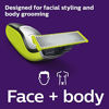 Picture of Philips Norelco OneBlade Face + Body, Hybrid Electric Trimmer and Shaver, QP2630/70, Black/Green/Silver