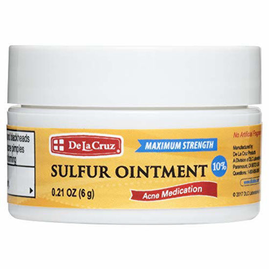 GetUSCart- De La Cruz 10% Sulfur Ointment Acne Medication, Allergy