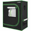Picture of VIVOSUN 30"x18"x36" Mylar Hydroponic Grow Tent with Observation Window and Floor Tray for Indoor Plant Growing