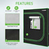 Picture of VIVOSUN 30"x18"x36" Mylar Hydroponic Grow Tent with Observation Window and Floor Tray for Indoor Plant Growing
