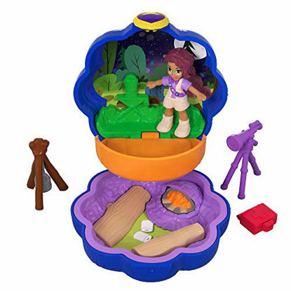 Picture of Polly Pocket Tiny Pocket Places Camping Compact! Shani Doll