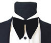 Picture of Ajingken Black Velvet Bow Ties Mens Pre-Tied Satin Formal Tuxedo Big Bowtie Oversized Bow Knot, 1, Medium