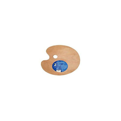 Picture of Wooden Palette 11.75x15.75 Oval