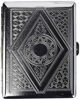 Picture of Premium Stainless Steel Cigarette Case Holder and Credit Card RFID Protective Security Wallet
