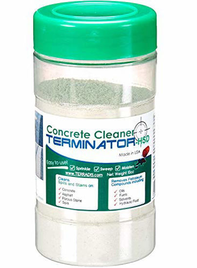Picture of Terminator-HSD Eco-Friendly Bio-Remediates and Removes Oil & Grease Stains on Concrete and Asphalt Driveways, Garages, Pavers, Patios, Parking Lots, Streets and Warehouses(10 Oz)