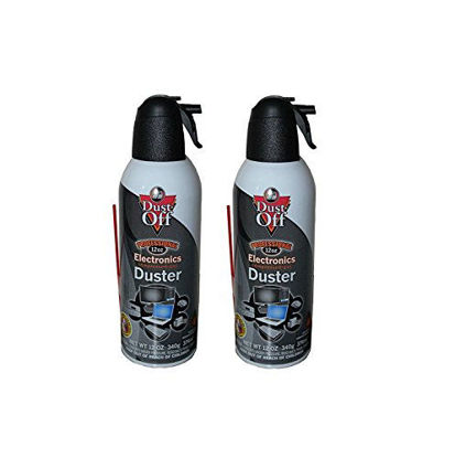 Picture of Falcon Dust-off Professional Electronics Compressed Gas 12oz. - 2 Pack