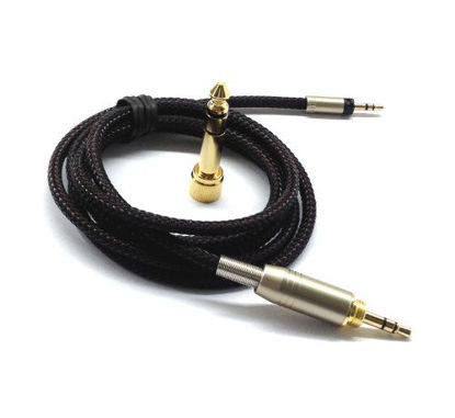 Picture of NewFantasia Replacement Audio Upgrade Cable Compatible with Sennheiser Momentum, Momentum 2.0, HD1 Over-Ear On-Ear Headphones 1.2meters/4feet