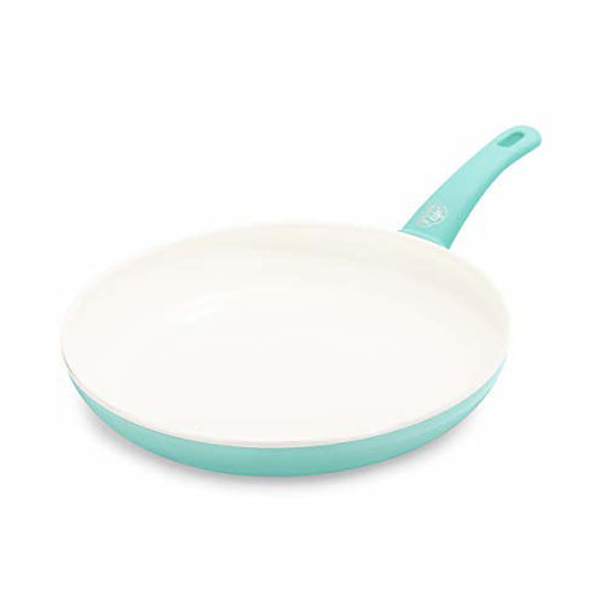 Picture of GreenLife Soft Grip Healthy Ceramic Nonstick, Frying Pan, 12", Turquoise
