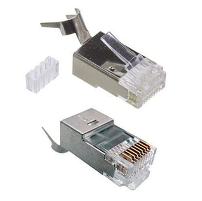 Picture of CAT6A STP RJ45 Shielded Modular Plug - 25 Pieces