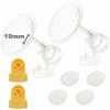 Picture of Nenesupply Pump Parts Compatible with Medela Breastpump Not Original Medela Pump Parts 19mm Breastshield Valve Membrane for Medela Pump in Style Medela Symphony Swing Replace Medela Breastshield