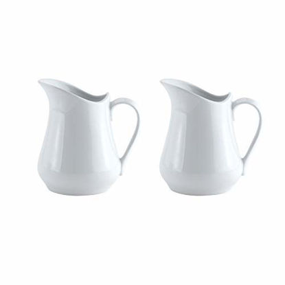 Picture of HIC Harold Import Co. Harold Import Co. Porcelain Creamer Pitcher, 4 Ounce, Set/2