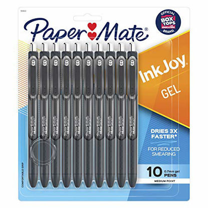 Picture of Paper Mate InkJoy Gel Pens, Medium Point, Black, 10 Count - 1951640