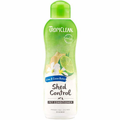 Picture of TropiClean Lime & Cocoa Butter Conditioner for Pets, 20oz, Made in USA