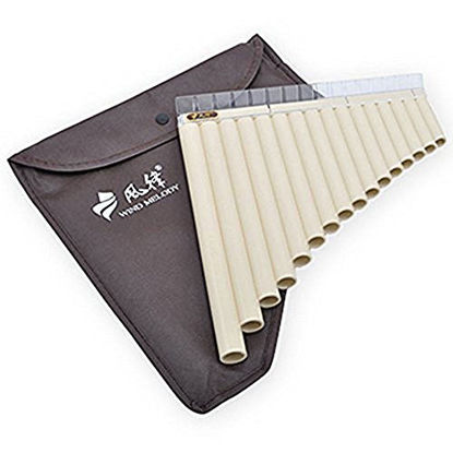 Picture of 16 Pipes Eco-friendly Resin C tone Pan Flute Easy Learning