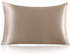 Picture of ZIMASILK 100% Mulberry Silk Pillowcase for Hair and Skin,with Hidden Zipper,Both Side 19 Momme Silk,600 Thread Count, 1pc (Queen 20''x30'', Taupe)