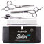Picture of Professional Dog Grooming Scissors Set - Stainless Steel Rounded Tip Sharp Durable Shears with Pet Grooming Comb in Kit - Best Tools for Trimming Every Dog and Cat - RUBOLD Salon Cut