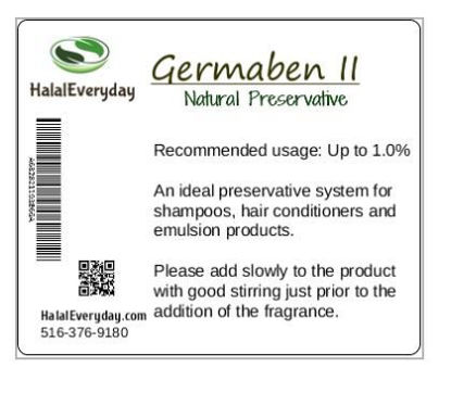 Picture of Germaben II - Natural Preservative - Clear Liquid Preservative - Great for making lotion, cream and shampoo - ready to-use complete preservative - 2oz