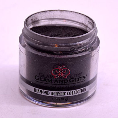 Picture of Diamond Acrylic Powder, 1 Ounce-Black Lace