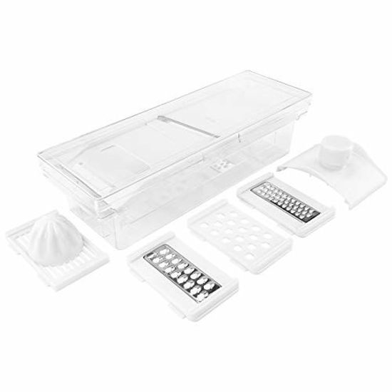 Picture of Southern Homewares 5 in 1 Mandoline Julienne Slicer Grater Juicer Grinder Fruit Vegetable Kitchen Tool