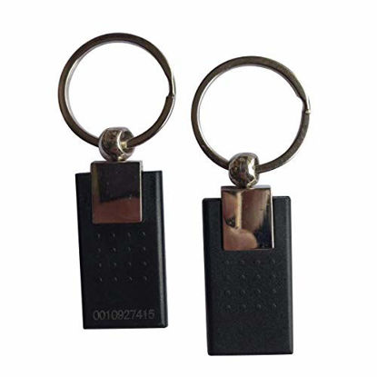 Picture of 125khz RFID Access Key Fob Black Color Metal (Pack of 5)