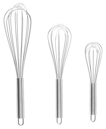 Picture of Classic Cuisine Wire Whisk Set, Normal, Stainless Steel