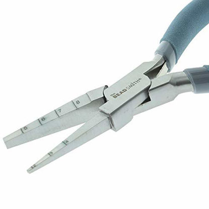 Picture of The Beadsmith Square Rite Plier, 2-8mm loops, create square shapes, tool for Jewelry Making and Creating Wire Pieces for Findings, Art and Home Decor