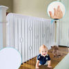 Picture of Adsoner Child Safety Net - 10ft L x 2.5ft H, Balcony, Patios and Railing Stairs Netting, Safe Rail Net for Kids/Pet/Toy, Sturdy Mesh Fabric Material (White)