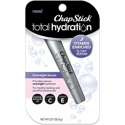 Picture of ChapStick Total Hydration Vitamin Enriched Lip Night Serum, Night Lip Serum for Overnight Lip Care - 0.21 Oz