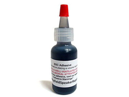 Picture of Pro-Grade Black Rubberized Speaker Repair Adhesive Glue (1/2 oz)