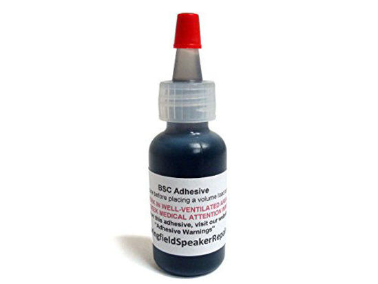 Picture of Pro-Grade Black Rubberized Speaker Repair Adhesive Glue (1/2 oz)