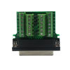Picture of DB25 Breakout Board Solder-Free Male Adapter 25-pin Port Adapter to Terminal Connector Signal Module Long Bolts and Nuts with case