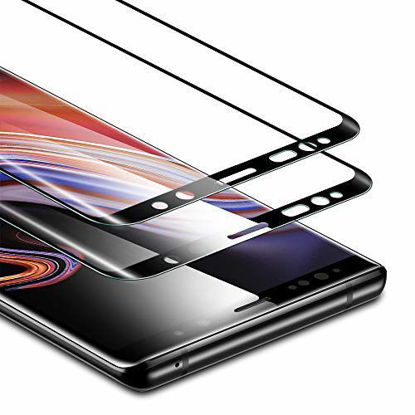 Picture of ESR Screen Protector Compatible for Samsung Galaxy Note 9, (2-Pack) Tempered Glass Screen Protector [Force Resistant up to 11 pounds] [Full Screen Coverage] for Note 9 (Released in 2018)