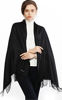 Picture of Cashmere Winter Warm Scarf Pashmina Shawl Wrap for Women and Men Black Long Large Soft Scarves