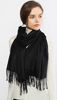 Picture of Cashmere Winter Warm Scarf Pashmina Shawl Wrap for Women and Men Black Long Large Soft Scarves