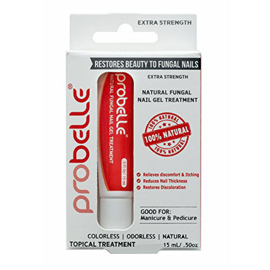 Picture of Probelle Extra Strength Natural Nail Fungus Treatment - Clinically proven to safely and effectively restore fingernails and toenails affected by fungus, restores nail color, reduces nail thickness