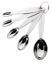 Picture of Cuisipro Stainless Steel Measuring Spoon Set Silver, Standard