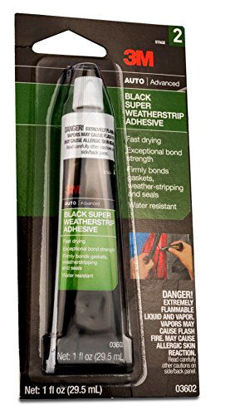 Picture of 3M Black Super Weatherstrip Adhesive, 03602, 1 oz